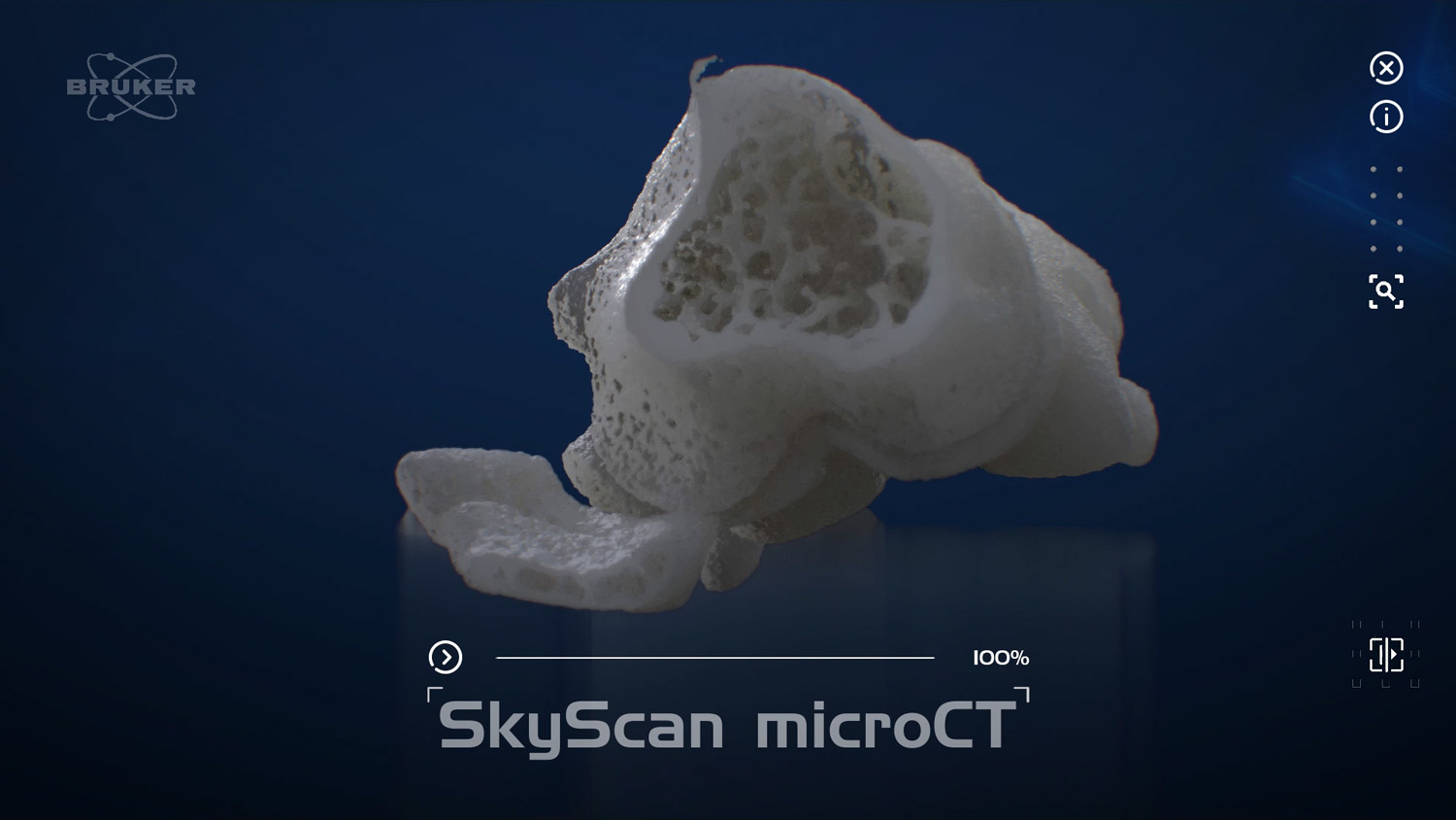 3D-Produkt-Video 3D-Maus Detailaufnahme des Knies